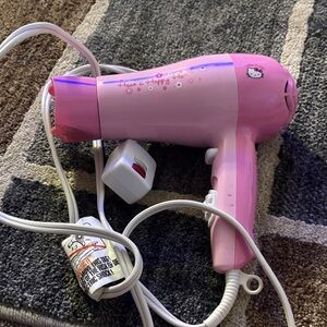 Hello Kitty Pink and White Kids Hair Dryer